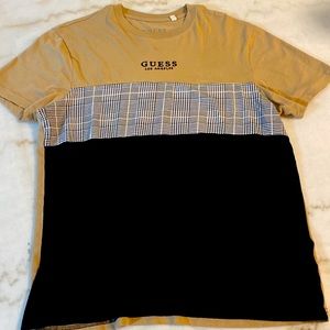 Men’s Guess Beige T-Shirt Size Medium